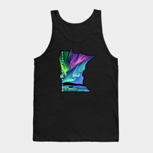 Boundary Waters Minnnesota Northern Lights Tank Top